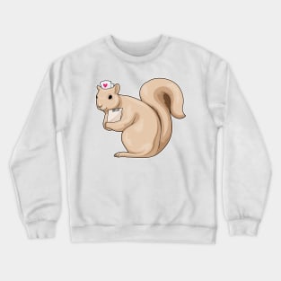 Squirrel Nurse Heart Crewneck Sweatshirt